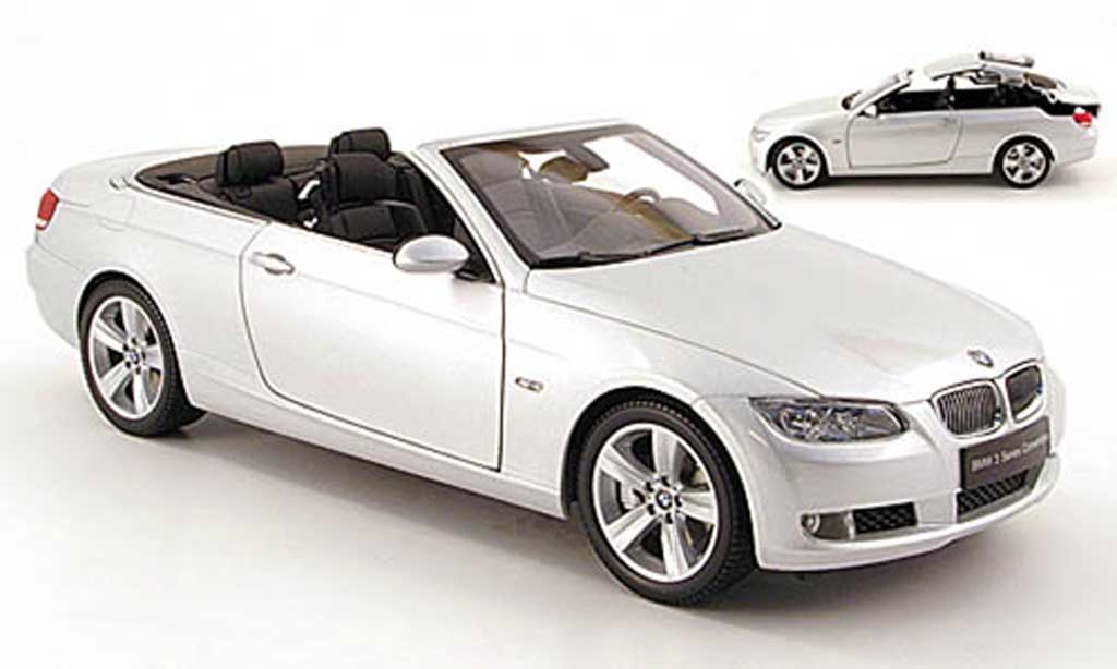 Bmw 335 1/18 Kyosho i cabriolet (e93) grigio modellino in miniatura
