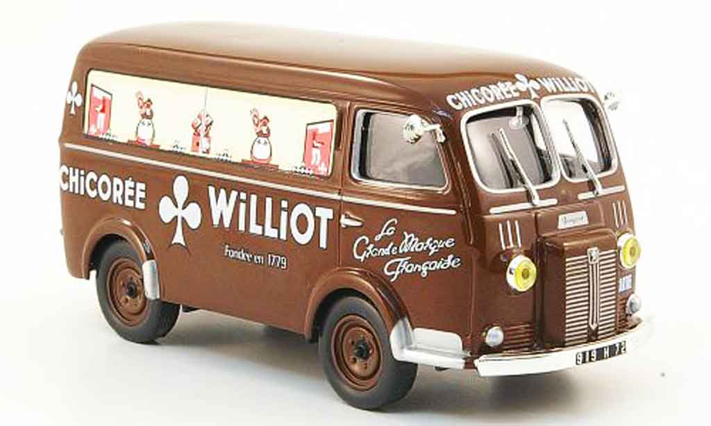 Peugeot D3A 1/43 IXO chicoree williot modellino in miniatura