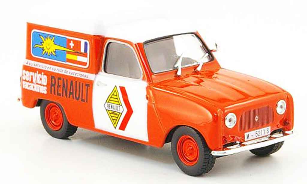 Renault 4 F4 1/43 IXO F f service spanien modellino in miniatura