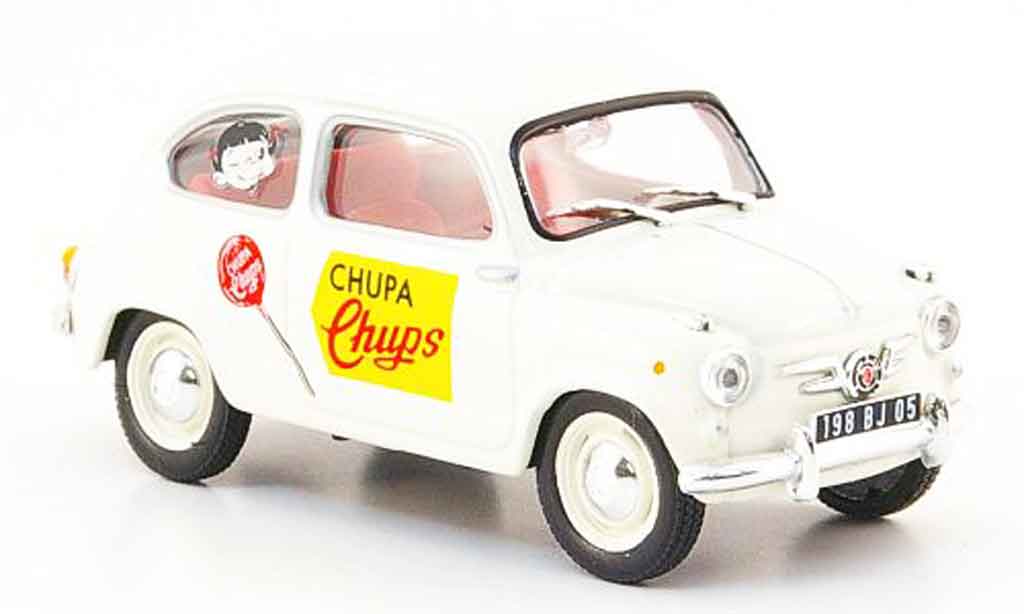 Seat 600 1/43 IXO chupa chups modellino in miniatura