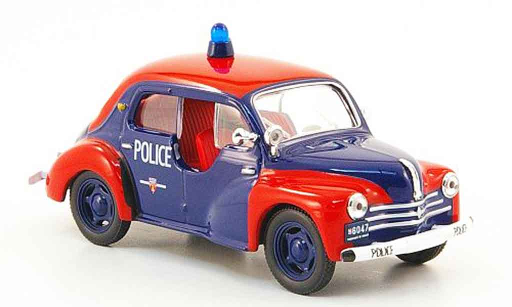 Renault 4CV 1/43 IXO police de monaco modellino in miniatura