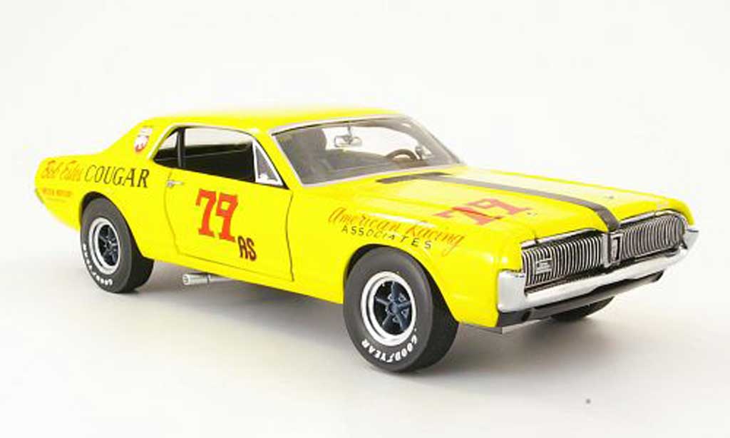 Mercury Cougar 1/18 Sun Star racing no.79 bob estes racing 1967 modellino in miniatura