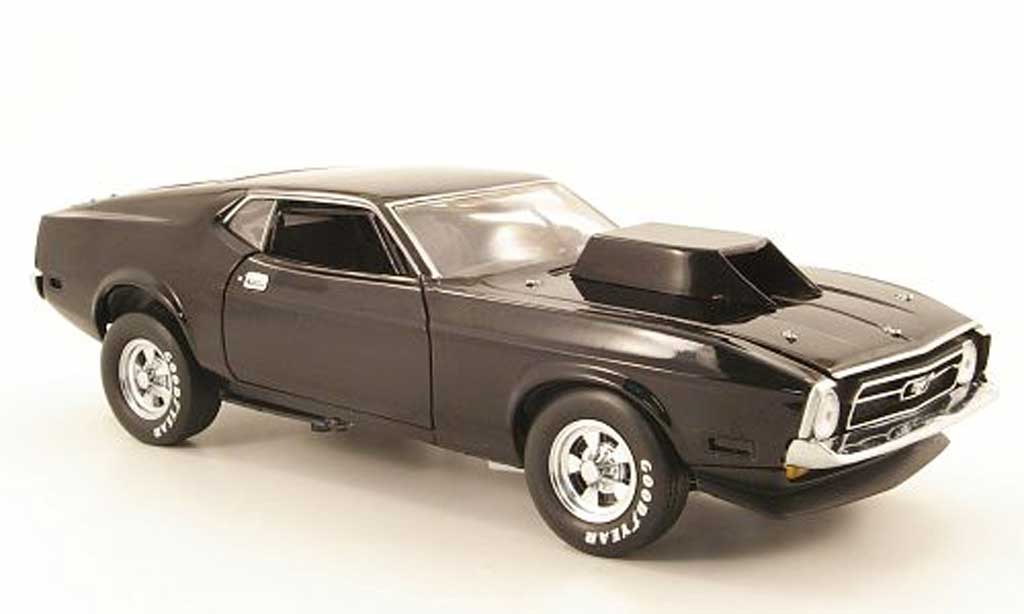 Ford Mustang 1971 1/18 Sun Star 1971 pro stock drag car nero modellino in miniatura