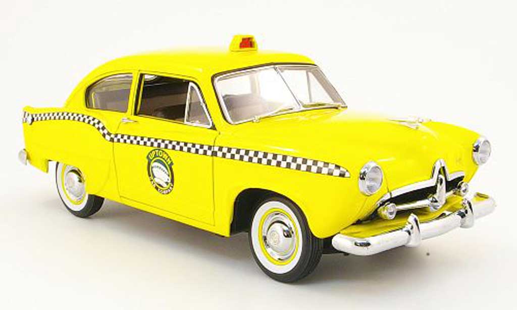 Kaiser Henry Taxi 1/18 Sun Star j uptown cab company giallo 1951 modellino in miniatura