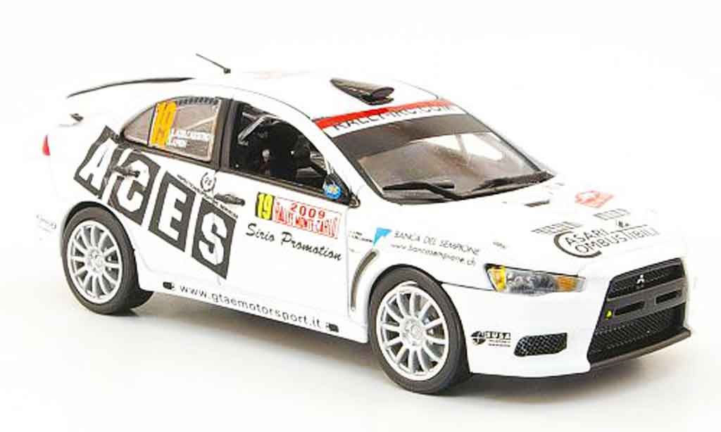 Mitsubishi Lancer Evolution X 1/43 Vitesse Evolution X No.19 Rally Monte Carlo 2009 modellino in miniatura