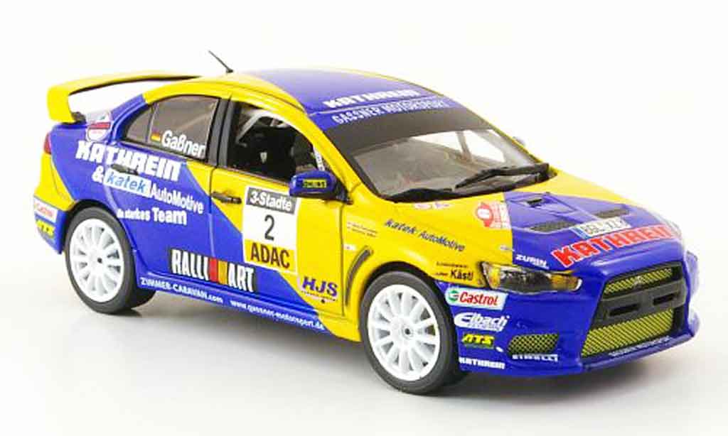 Mitsubishi Lancer Evolution X 1/43 Vitesse Evolution X No.2 Kathrein Sieger ADAC Rally 2009 modellino in miniatura