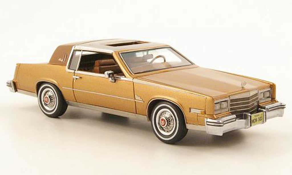 Cadillac Eldorado 1/43 American Excellence Biarritz gold/marronee lim. Aufl. 500 1979 modellino in miniatura
