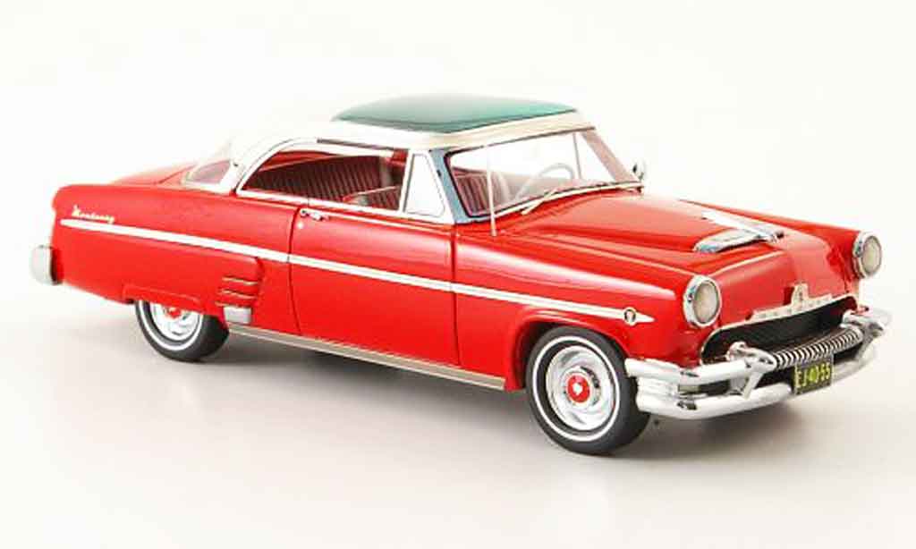 Mercury Monterey 1/43 Neo Sun Valley rosso bianco 1954 modellino in miniatura