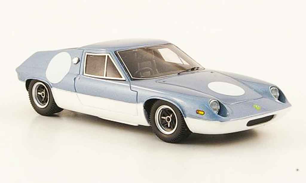 Lotus 47 1/43 Ebbro gt grigio metallisee blu bianco modellino in miniatura