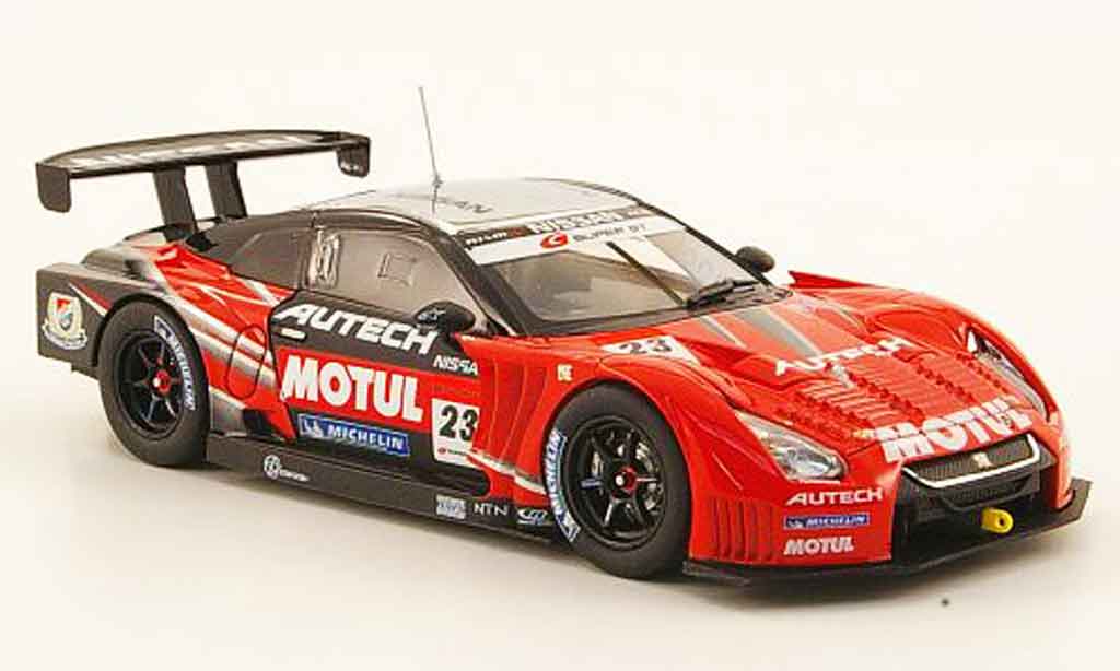 Nissan Skyline R35 1/43 Ebbro JGTC R35 Motul Autech GT R No.23 Test Suzuka SuperGT 2010 modellino in miniatura