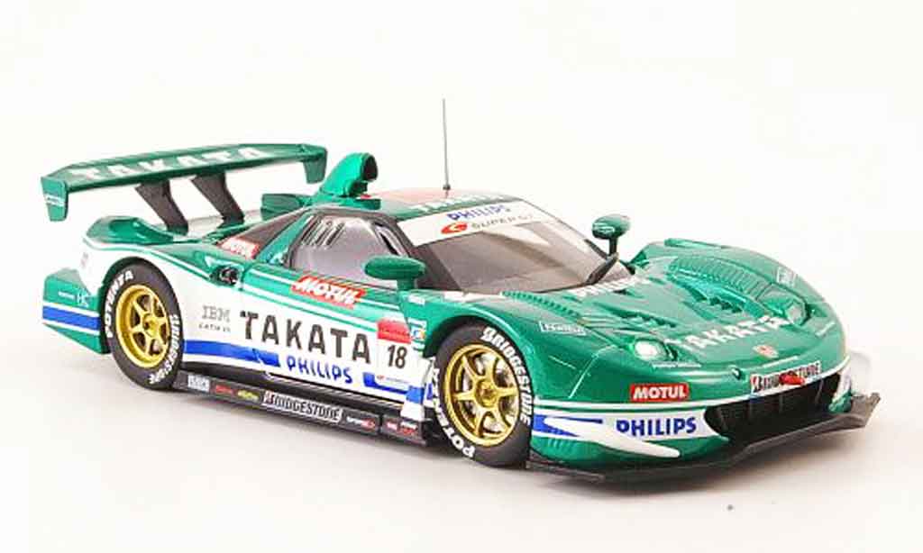 Honda NSX Super GT 1/43 Ebbro Super GT No.18 Takata Dome 500 2008 modellino in miniatura