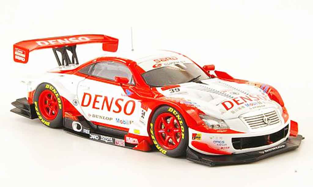Lexus SC 430 1/43 Ebbro 430 No.39 Denso Super GT 2008 modellino in miniatura