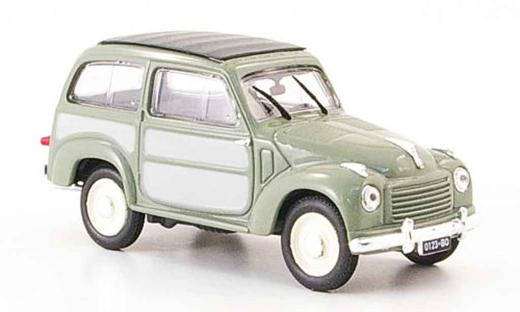 Fiat 500 1/43 Norev Belvedere grigio 1951 modellino in miniatura