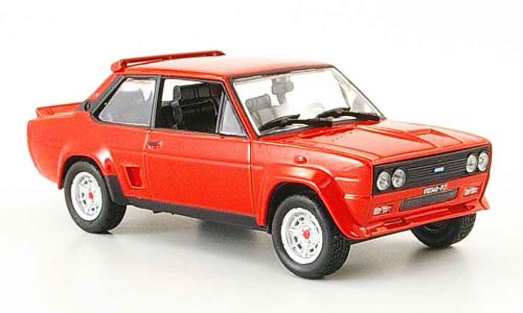 Fiat 131 1/43 Norev Rally Abarth rosso 1976 modellino in miniatura