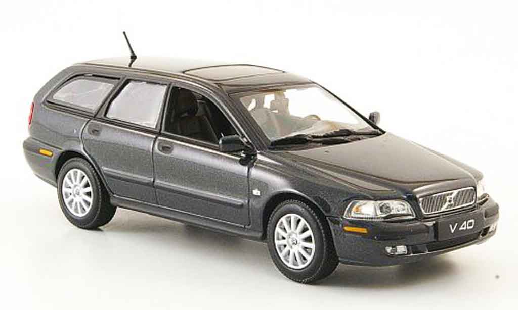 Volvo V40 1/43 Minichamps anthrazit 2000 modellino in miniatura