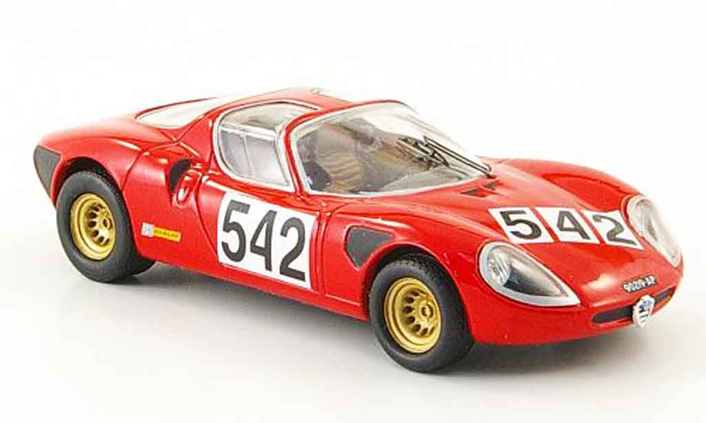 Alfa Romeo 33.2 1968 1/43 M4 1968 stradale no.542 p.laureati cappo carossoti modellino in miniatura