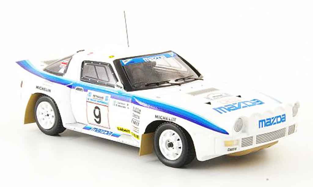 Mazda RX7 1985 1/43 Bizarre 1985 No.9 Carlsson Melander Rally Griechenland 1985 modellino in miniatura