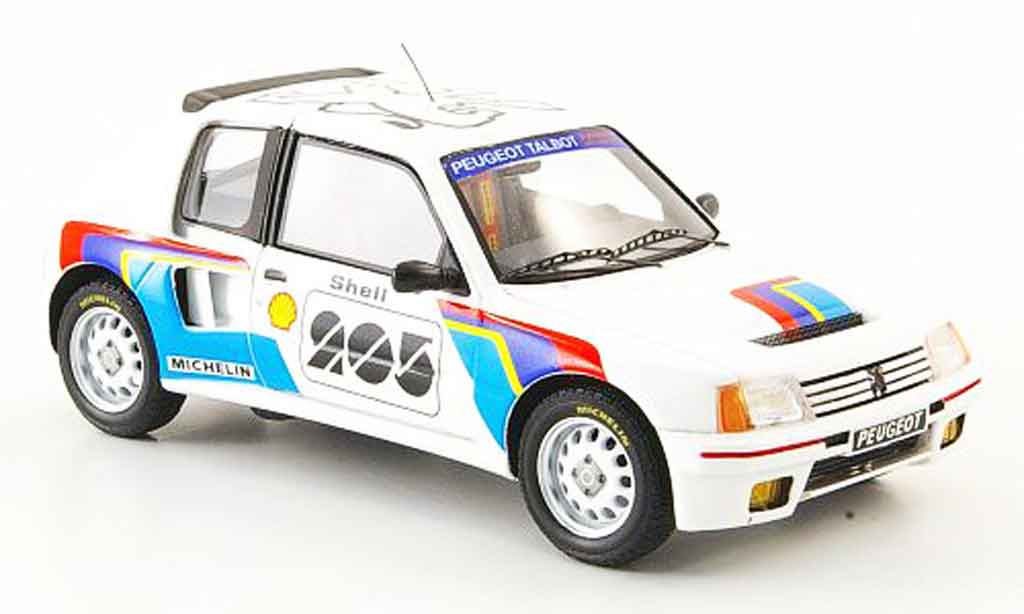 Peugeot 205 Turbo 16 1/43 Spark Turbo 16 t16 presentation modellino in miniatura