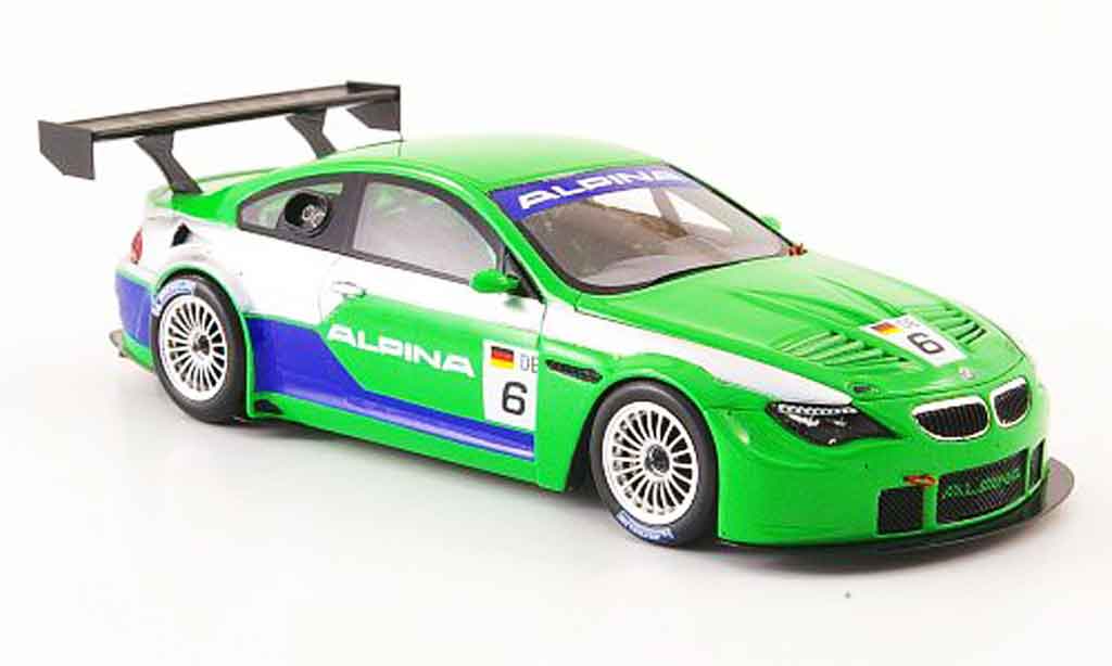 Bmw M6 E63 1/43 Spark E63 Alpina B6 GT3 Prasentation 2008 modellino in miniatura