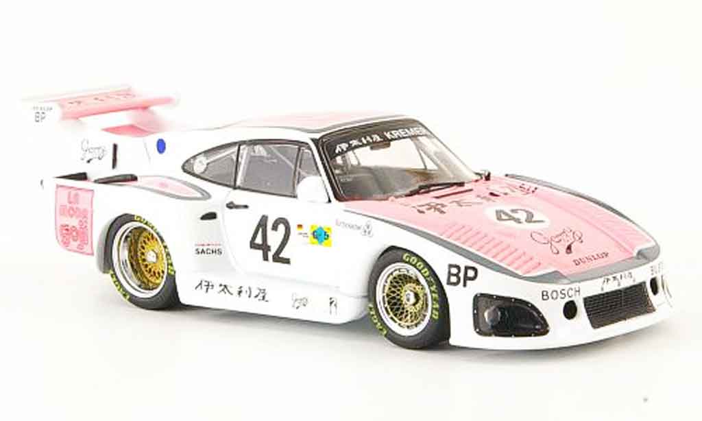 Porsche 935 1980 1/43 Ebbro 1980 Italya K3 No.42 24h Le Mans modellino in miniatura