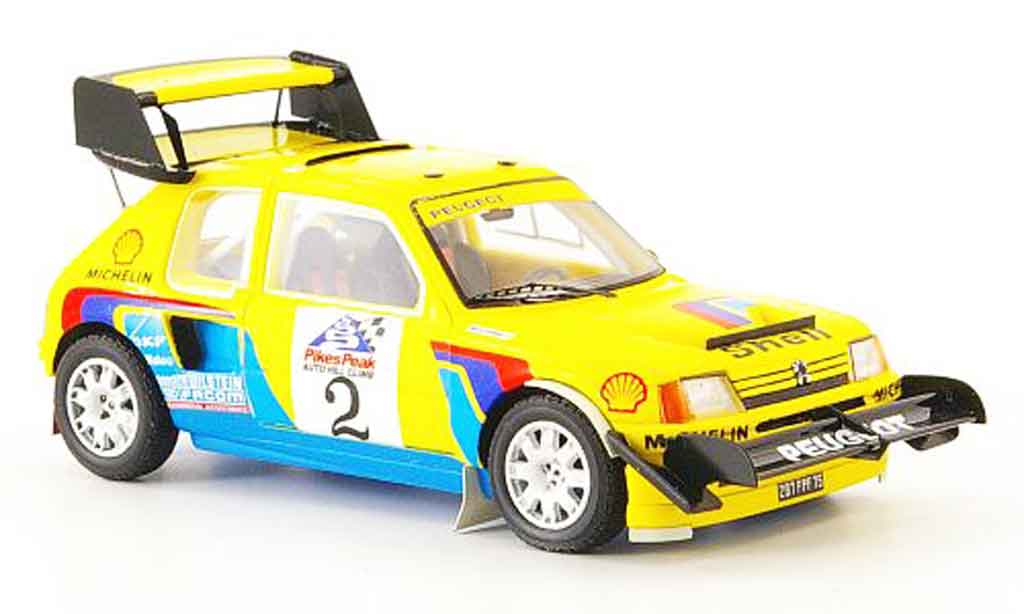 Peugeot 205 Turbo 16 1/43 Spark Turbo 16 t16 no.2 pikes peak 1987 modellino in miniatura