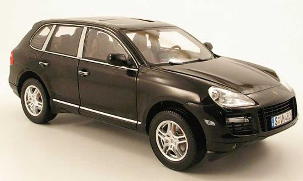 Porsche Cayenne Turbo 1/18 Norev Turbo i nero 2007-2010 modellino in miniatura