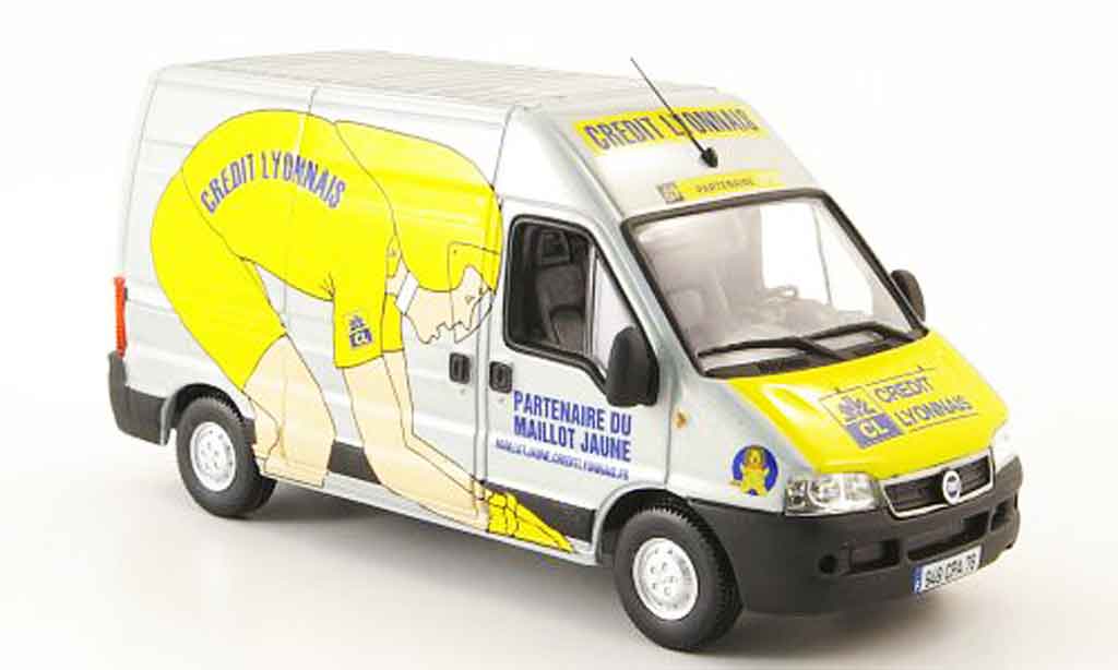 Fiat Ducato 1/43 Norev Credit Lyonnais Tour de France modellino in miniatura