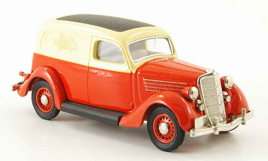Ford 35 Type 1/43 Rextoys 48 Nestl? rosso beige 1935 modellino in miniatura