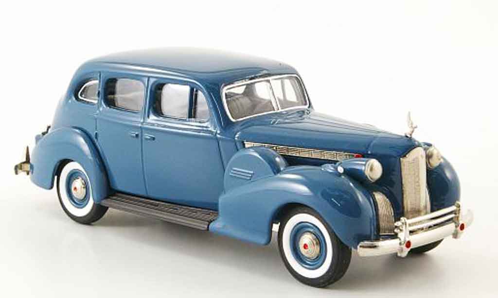 Packard Super 8 1/43 Rextoys Sedan blu 1940 modellino in miniatura