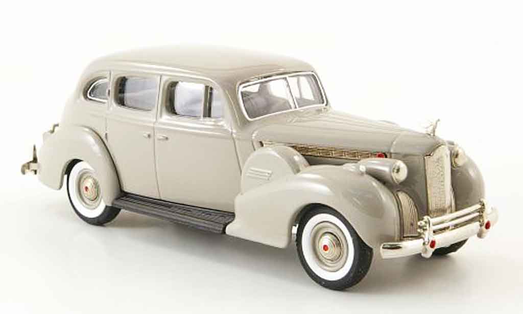 Packard Super 8 1/43 Rextoys Sedan grigio 1940 modellino in miniatura