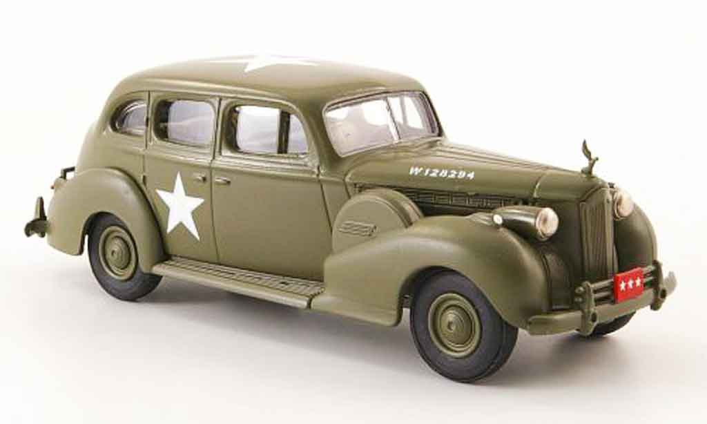 Packard Super 8 1/43 Rextoys Sedan US Army olivgrun 1940 modellino in miniatura