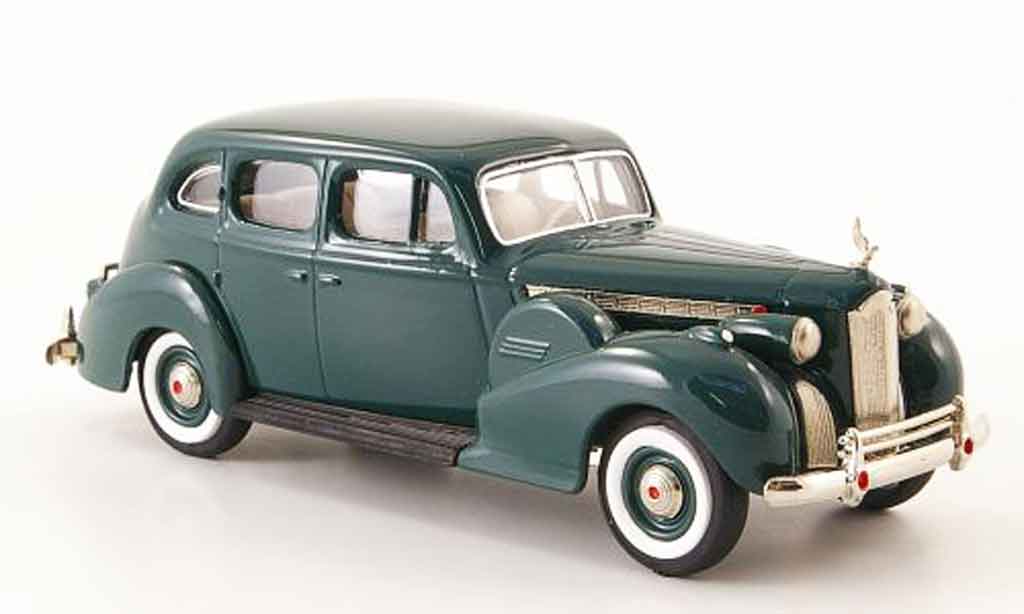 Packard Super 8 1/43 Rextoys Sedan grun 1940 modellino in miniatura