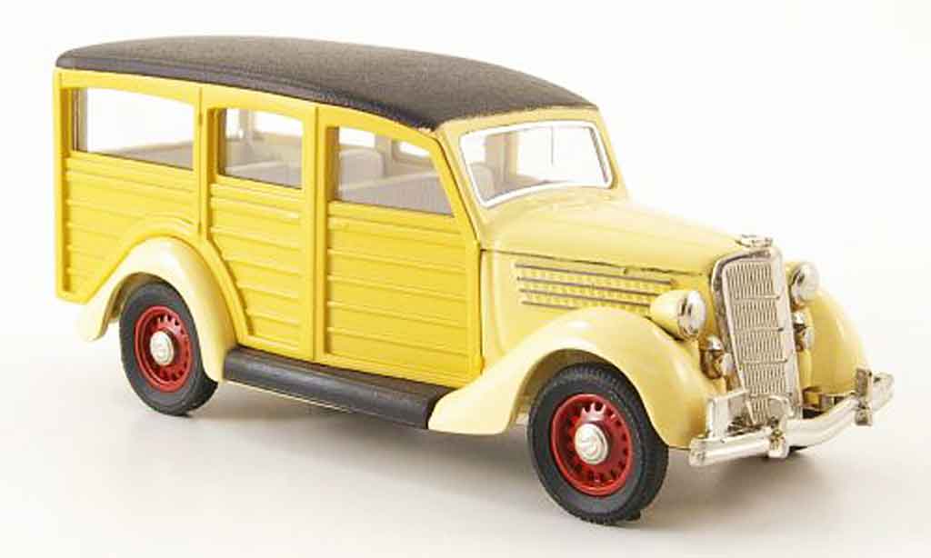 Ford 35 Type 1/43 Rextoys Station Wagon Woody beige 1935 modellino in miniatura
