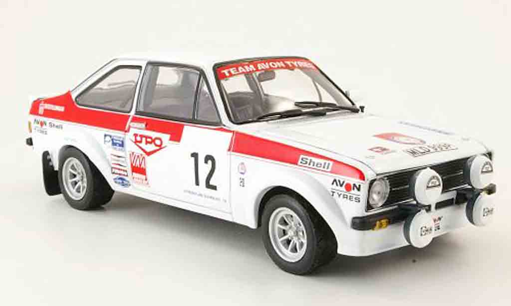 Ford Escort MK2 1/18 Sun Star MK2 no.12 upo 1000 lakes rallye 1976 modellino in miniatura