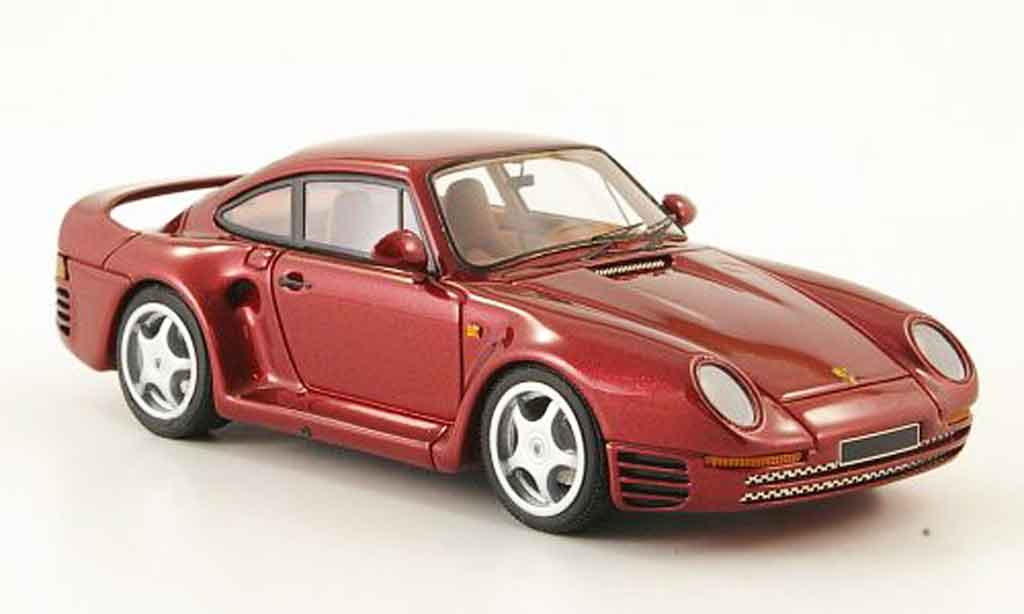 Porsche 959 1984 1/43 Look Smart 1984 rosso modellino in miniatura