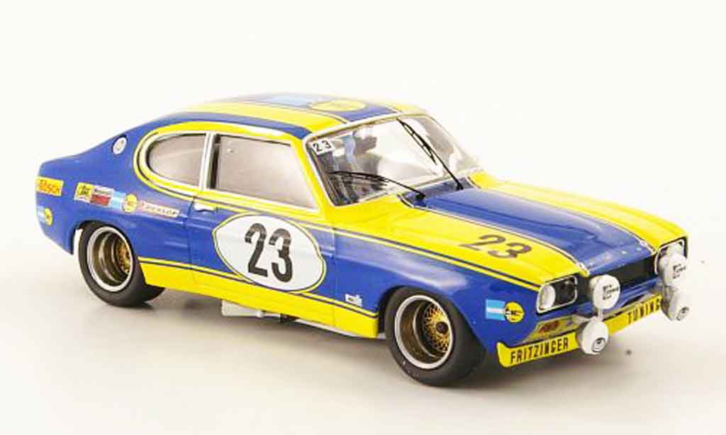 Ford Capri 2600 1/43 Trofeu 2600 No.23 24h Nurburgring 1972 modellino in miniatura