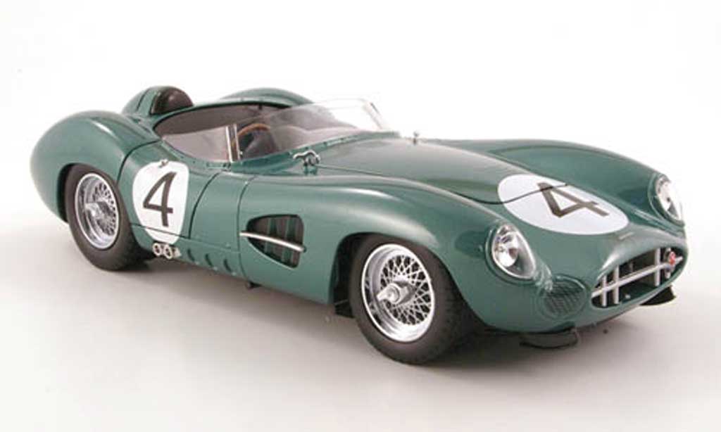 Aston Martin DBR1 1/18 Shelby Collectibles no.4 1959 modellino in miniatura
