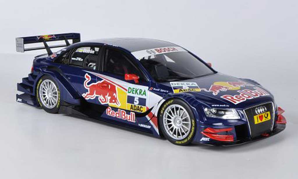 Audi A4 DTM 1/18 Norev DTM No.5 Red BullTeam AbtDTM 2009 modellino in miniatura