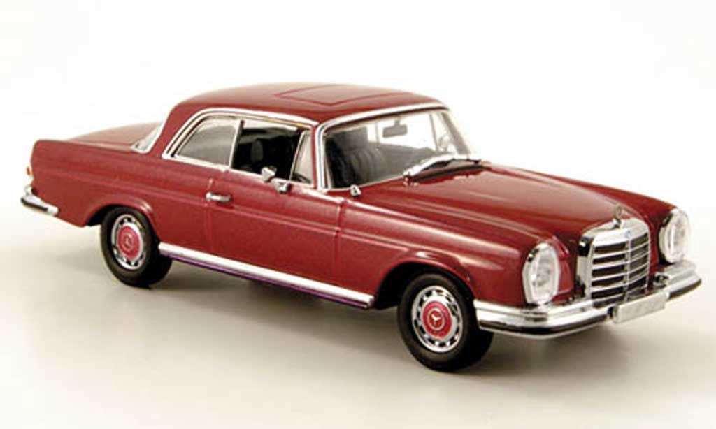Mercedes 280 SE 1/43 Minichamps SE 3.5 Coupe (W111) rosso Sondermodell MCW 1970 modellino in miniatura