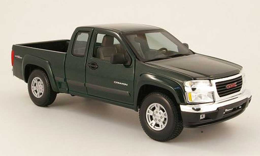 GMC Canyon 1/18 Maisto grun 2004 modellino in miniatura