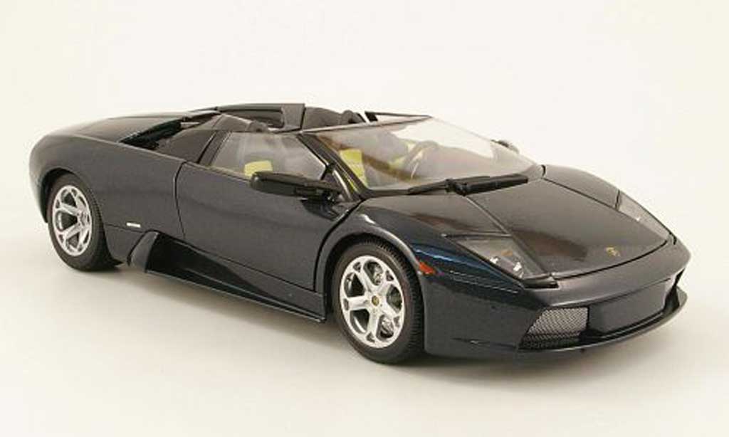 Lamborghini Murcielago Roadster 1/18 Maisto Roadster anthrazit giallo sitze modellino in miniatura