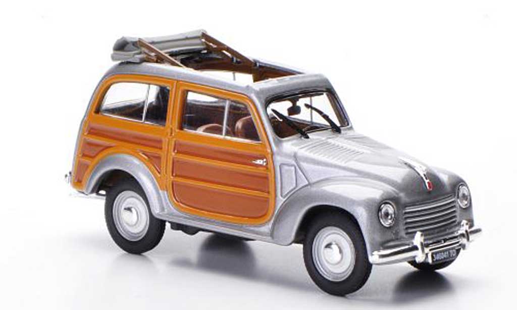 Fiat 500 C 1/43 Norev C Giardiniera Legno grigio 1949 modellino in miniatura