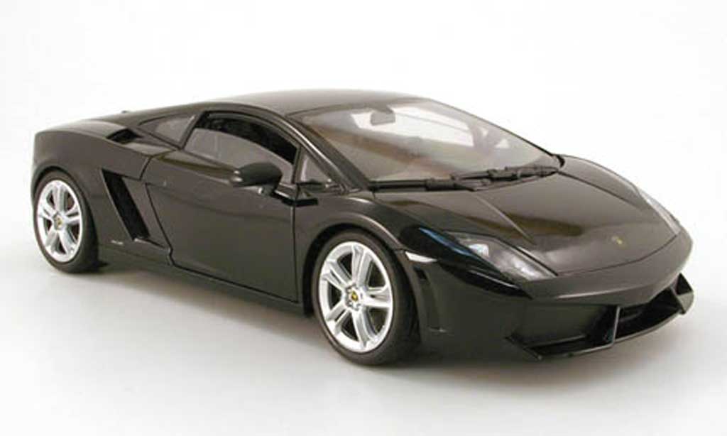 Lamborghini Gallardo LP560-4 1/18 Welly noir modellino in miniatura