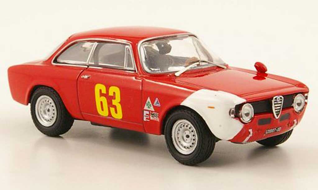 Alfa Romeo Giulia 1600 GTA 1/43 M4 1600 GTA Sprint No.63 Monza 1966 modellino in miniatura