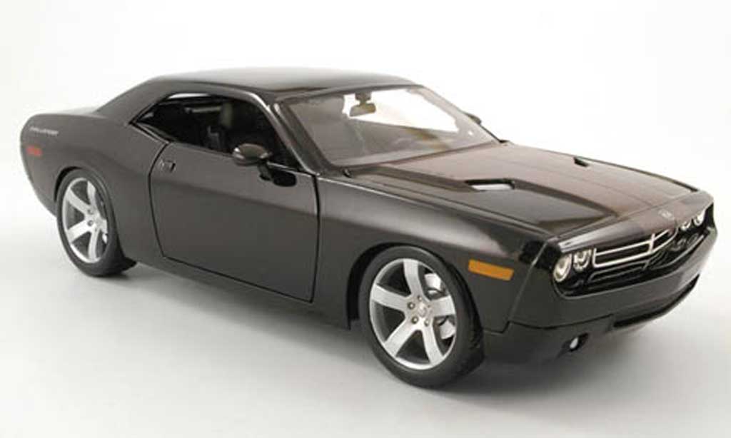 Dodge Challenger 2006 1/18 Maisto 2006 concept nero modellino in miniatura