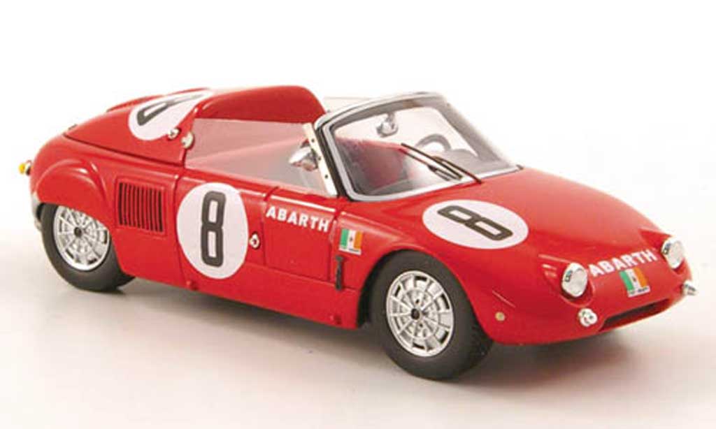 Abarth 700 Spyder 1/43 Spark Spyder No.8 24h Le Mans P.Frescobaldi / R.Cammarossoa 1961 modellino in miniatura