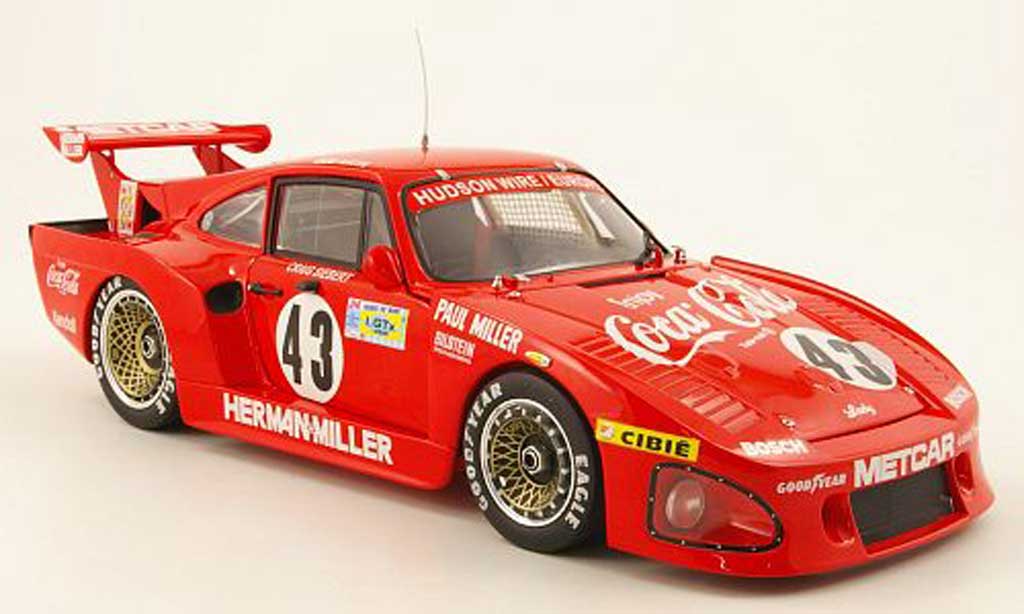 Porsche 935 1981 1/18 TrueScale Miniatures 1981 k3 no.43 coca cola 24h le mans akin/miller/siebert modellino in miniatura