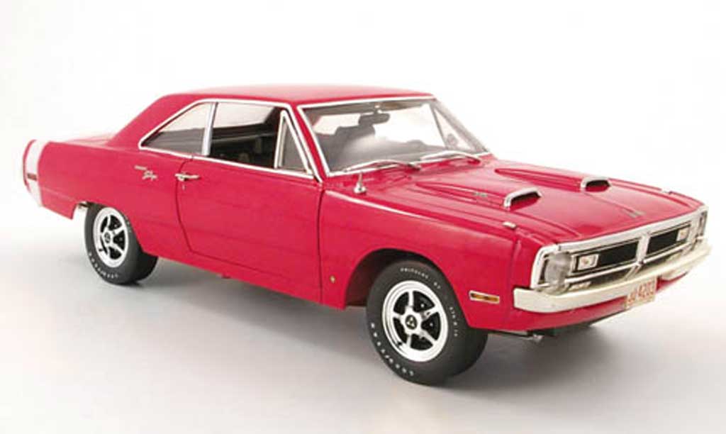 Dodge Dart 1970 1/18 Highway 61 1970 swinger pink modellino in miniatura