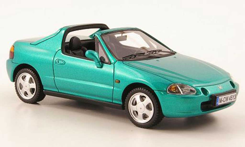 Honda CRX del Sol 1/43 Neo del Sol grun limit. Auflage 300 1992 modellino in miniatura