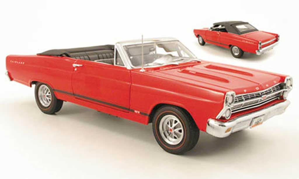 Ford Fairlane 1967 1/18 GMP 1967 gt 390 rosso modellino in miniatura